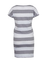 Sam 73 Fehér és szürke női csíkos rövid ruha SAM 73 Matilda
