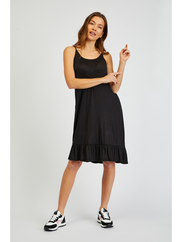 Sam 73 Fekete női pánt nélküli ruha SAM 73 Alla