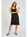 Sam 73 Fekete női pánt nélküli ruha SAM 73 Alla
