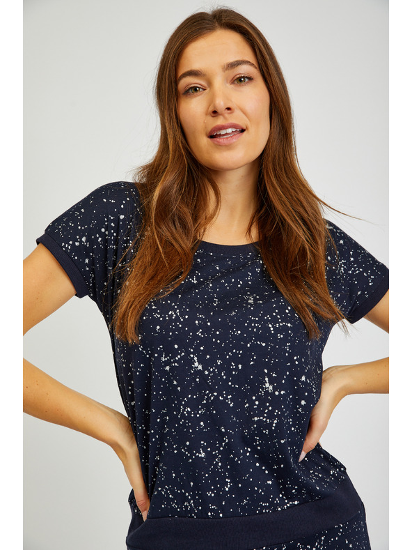 Sam 73 Sötétkék női mintás ruha SAM 73 Nika