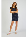 Sam 73 Sötétkék női mintás ruha SAM 73 Nika