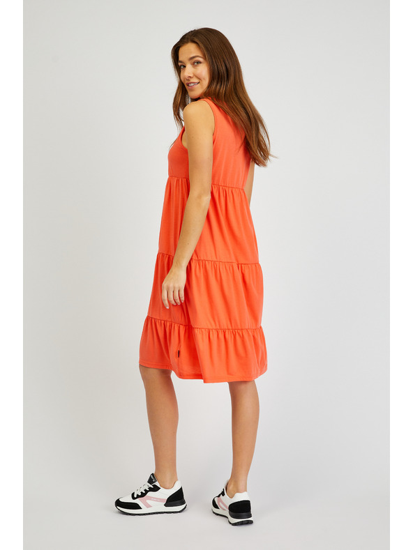 Sam 73 Narancssárga női nyári fodros ruha SAM 73 Chantal