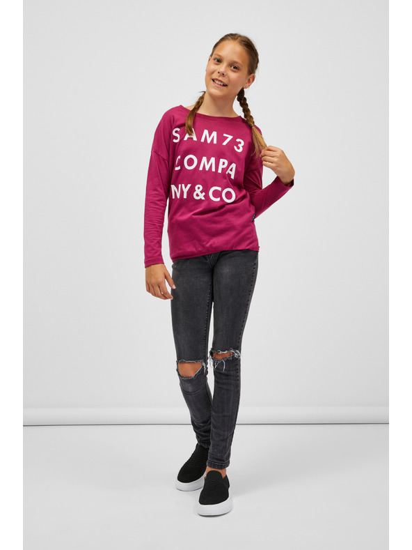 Sam 73 Sötét rózsaszín lány póló SAM 73 Kat