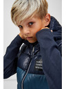 Sam 73 Sötétkék gyerek steppelt kapucnis mellény SAM 73 Jifunza