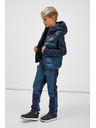 Sam 73 Sötétkék gyerek steppelt kapucnis mellény SAM 73 Jifunza