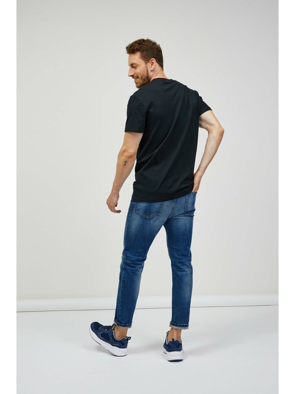 Sam 73 Fekete férfi póló SAM 73 Quarip