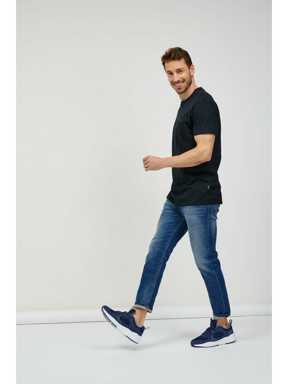 Sam 73 Fekete férfi póló SAM 73 Quarip