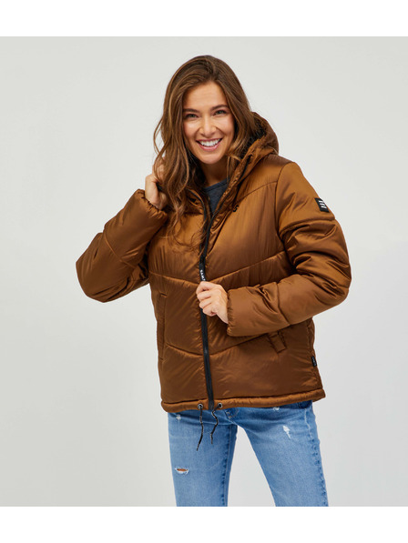 Sam 73 Barna női steppelt télikabát kapucnival SAM 73 Gede