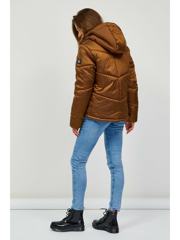 Sam 73 Barna női steppelt télikabát kapucnival SAM 73 Gede