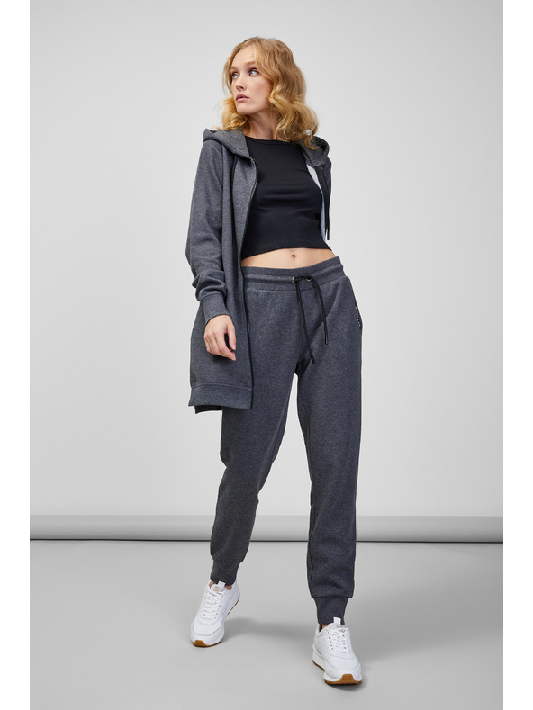 Sam 73 Szürke női szürke női kapucnis cipzáras kapucnis pulóver SAM 73 Drusilia