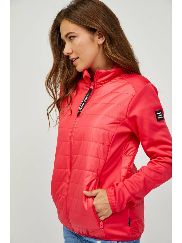 Sam 73 Sötét rózsaszín női steppelt könnyű dzseki 73 Besd