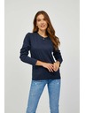 Sam 73 Sötétkék női hosszú ujjú póló SAM 73 Naivara