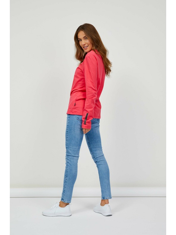 Sam 73 Sötét rózsaszín női hosszú ujjú póló SAM 73 Sariol