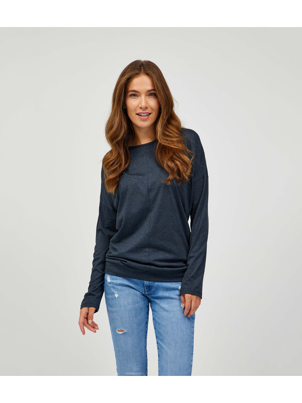 Sam 73 Fekete női alap hosszú ujjú póló SAM 73 Azuka