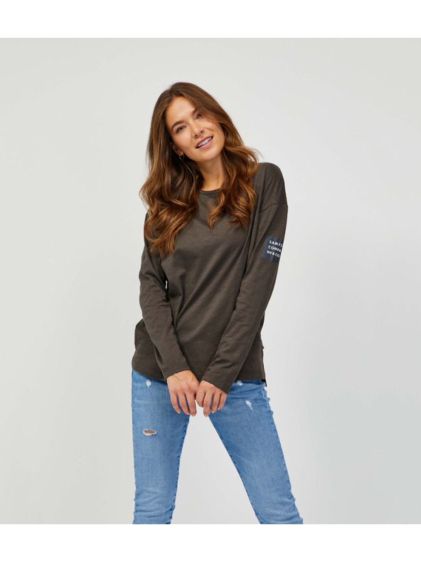 Sam 73 Khaki női hosszú ujjú póló SAM 73 Ariasa