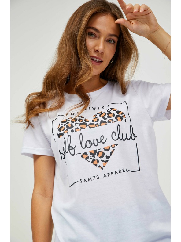 Sam 73 Fehér női póló SAM 73 Inathi