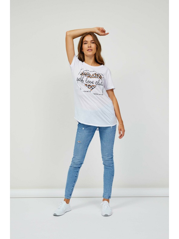 Sam 73 Fehér női póló SAM 73 Inathi