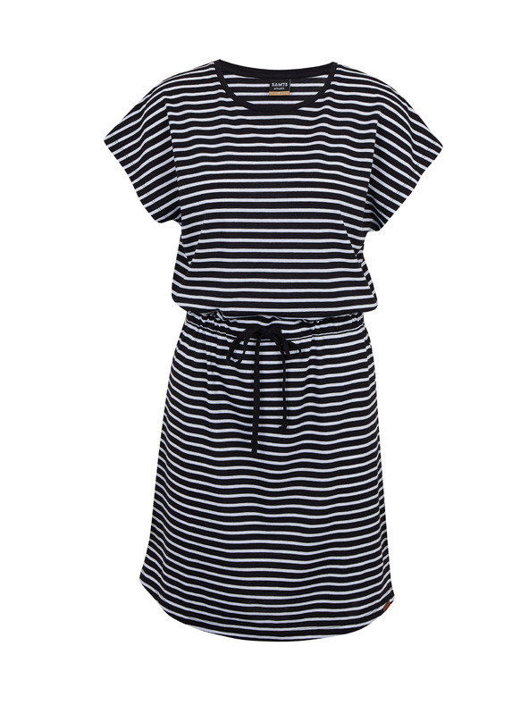 Sam 73 Fehér és fekete női csíkos ruha SAM73 Sagitta