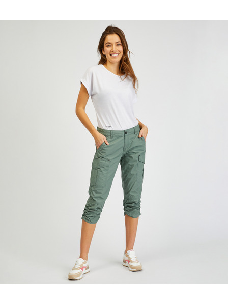 Sam 73 Zöld női háromnegyedes nadrág SAM73 Fornax