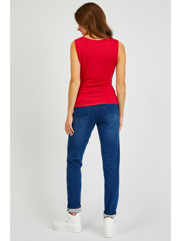 Sam 73 Piros női basic pulóver SAM73 Lupus