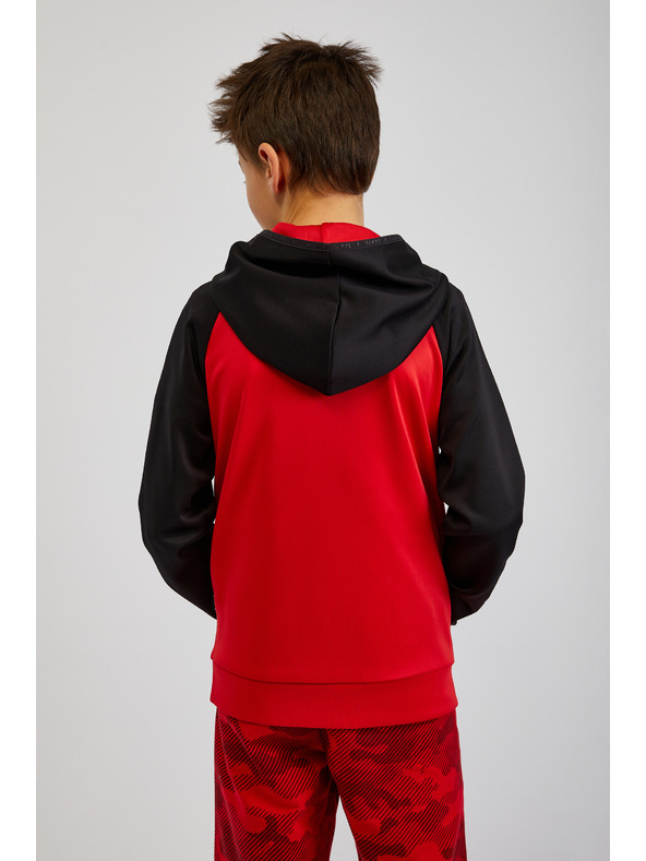 Sam 73 Fekete-piros unisex gyerek kapucnis pulóver SAM73 Draco