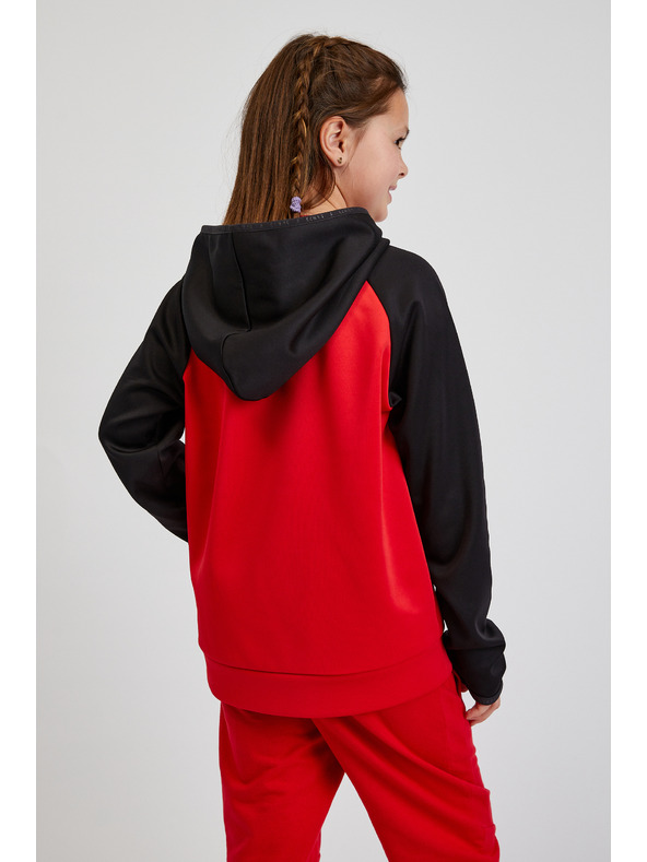 Sam 73 Fekete-piros unisex gyerek kapucnis pulóver SAM73 Draco