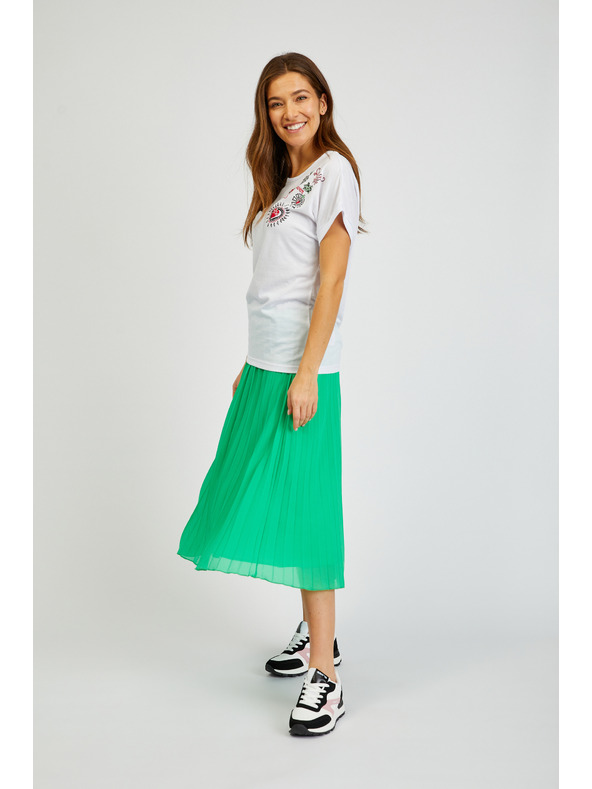 Sam 73 Fehér női nyomtatott póló SAM73 Bootes