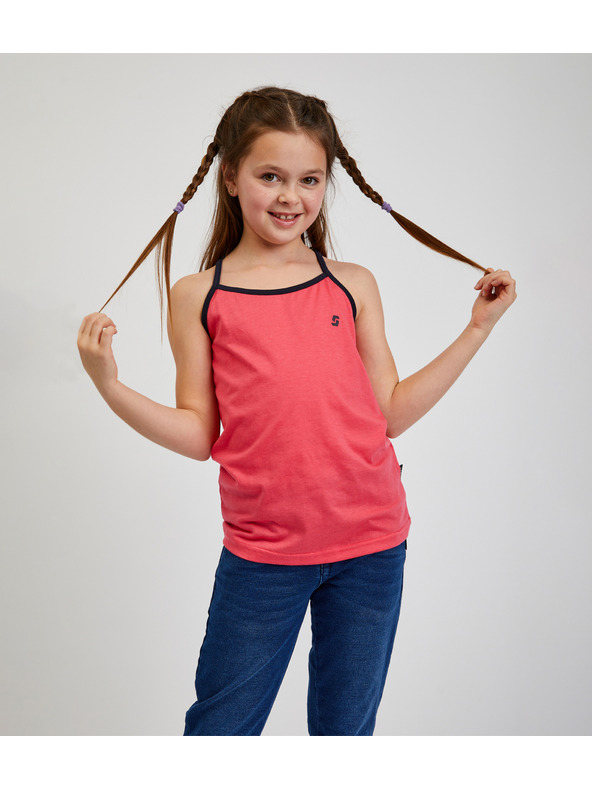 Sam 73 Korallszínű lányoknak való pulóver SAM73 Russell