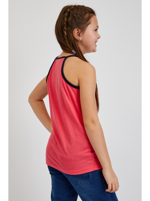 Sam 73 Korallszínű lányoknak való pulóver SAM73 Russell