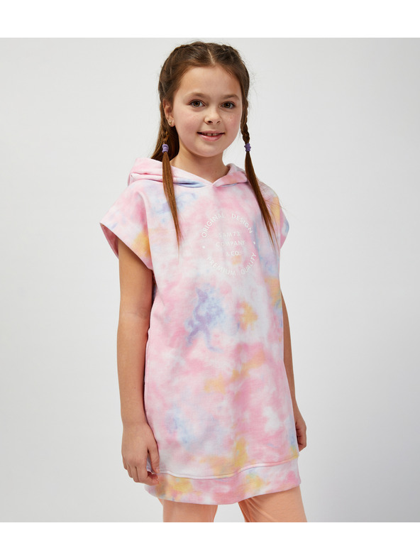 Sam 73 Kék-rózsaszín hosszú ujjatlan pulóver lányoknak SAM73 Pyr