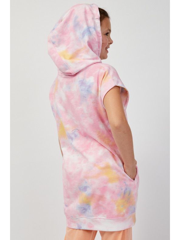 Sam 73 Kék-rózsaszín hosszú ujjatlan pulóver lányoknak SAM73 Pyr