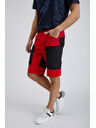 Sam 73 Fekete és piros férfi rövidnadrág SAM73 Andalusit