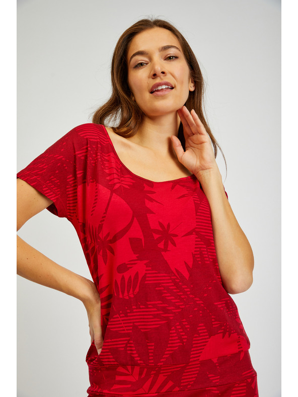 Sam 73 Piros Női mintás ruha SAM73 Corvus