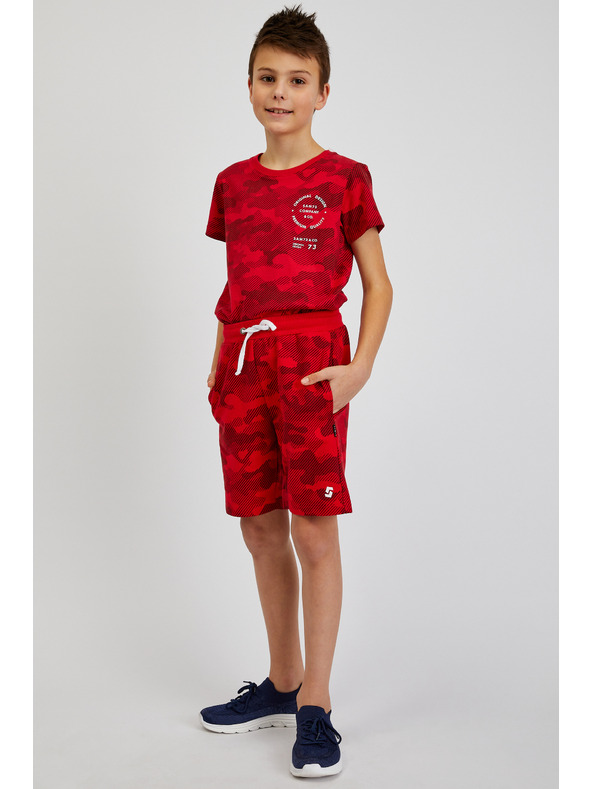 Sam 73 Piros fiú katonai melegítőnadrág SAM73 Jerem