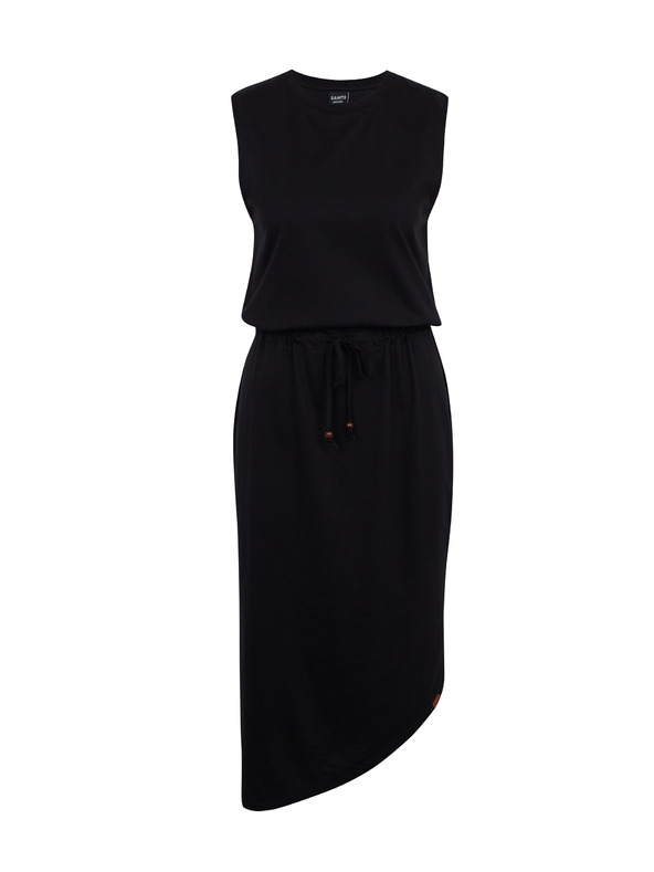 Sam 73 Fekete női aszimmetrikus alapruha SAM73 Antlia