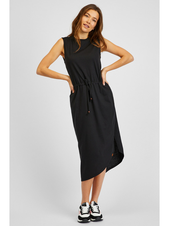 Sam 73 Fekete női aszimmetrikus alapruha SAM73 Antlia