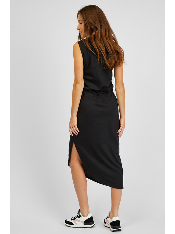 Sam 73 Fekete női aszimmetrikus alapruha SAM73 Antlia