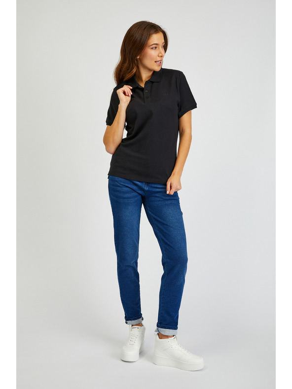 Sam 73 Fekete női pamut póló póló SAM73 Hydra