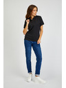 Sam 73 Fekete női pamut póló póló SAM73 Hydra