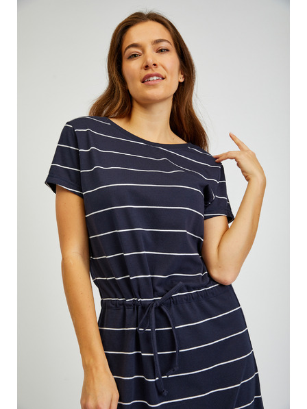 Sam 73 Sötétkék női csíkos ruha SAM73 Columba
