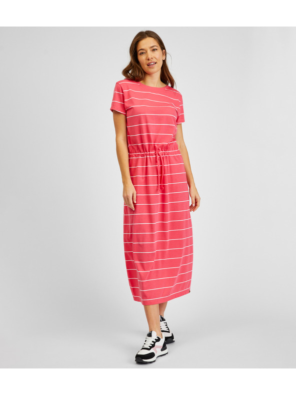 Sam 73 Piros női csíkos ruha SAM73 Columba