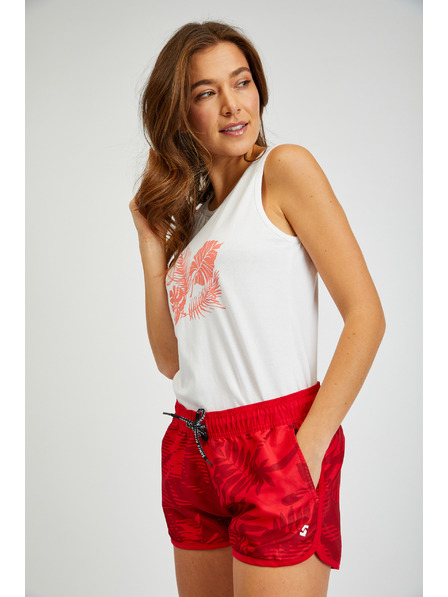 Sam 73 Piros Női mintás rövidnadrág SAM 73 Pisces