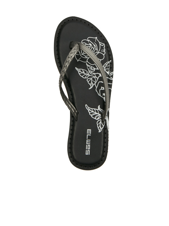 Sam 73 Fekete női mintás szandál SAM 73 Mia fekete női papucs