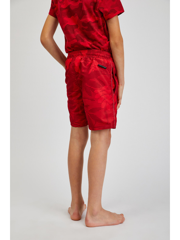 Sam 73 Piros fiú mintás fürdőruha SAM73 Sanjeev