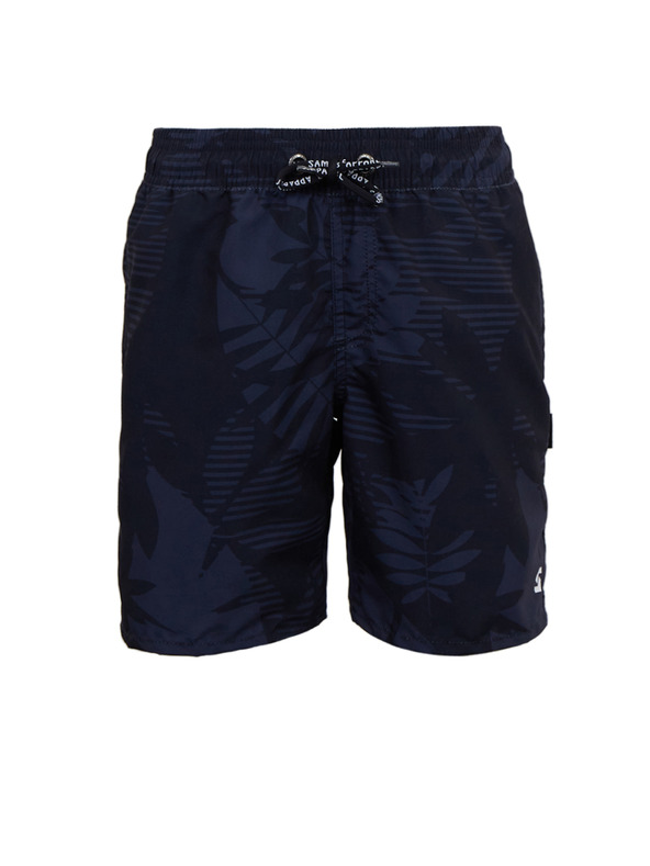Sam 73 Sötétkék fiú fiú mintás fürdőruha SAM73 Sanjeev