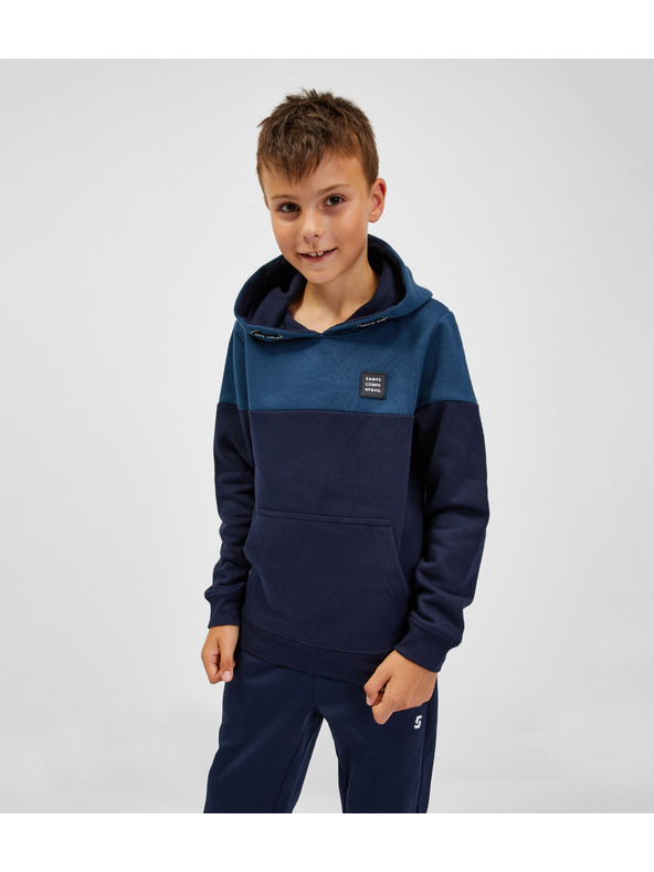 Sam 73 Sötétkék fiú kapucnis pulóver SAM 73 Sall