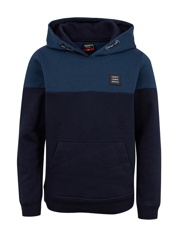 Sam 73 Sötétkék fiú kapucnis pulóver SAM 73 Sall
