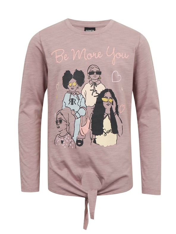 Sam 73 Régi rózsaszín lány hosszú ujjú póló SAM 73 Vadania