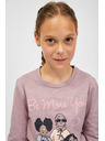 Sam 73 Régi rózsaszín lány hosszú ujjú póló SAM 73 Vadania