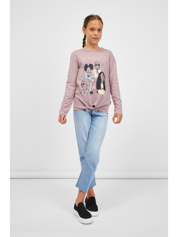 Sam 73 Régi rózsaszín lány hosszú ujjú póló SAM 73 Vadania